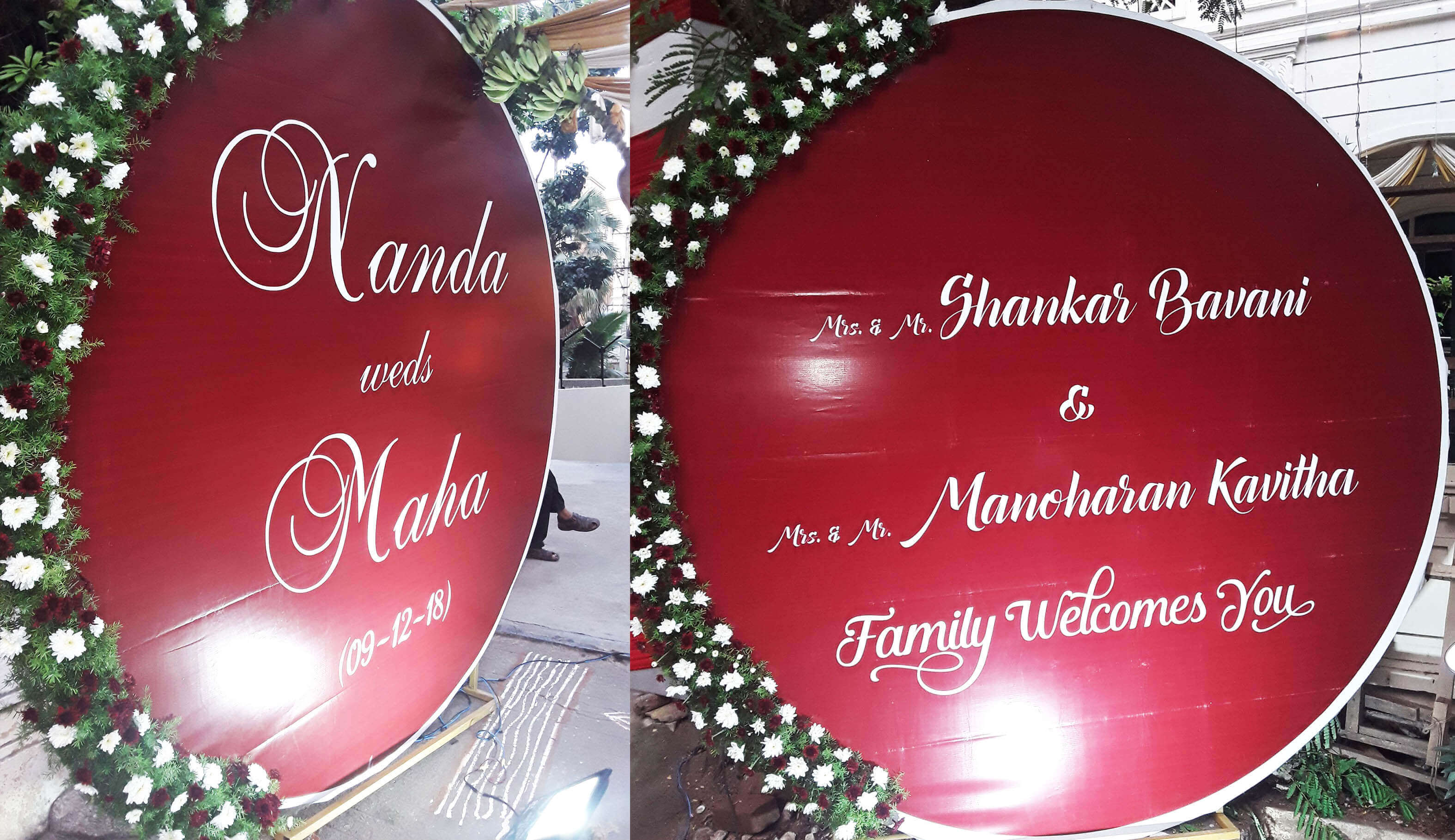 family-name-board-wedding-reception-decorators-in-chennai-best